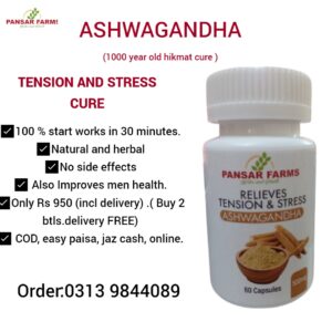 Ashwagandha stress tension and Men's Health